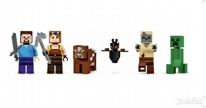 Конструктор Майнкрафт Пещера Крипера 852 дет