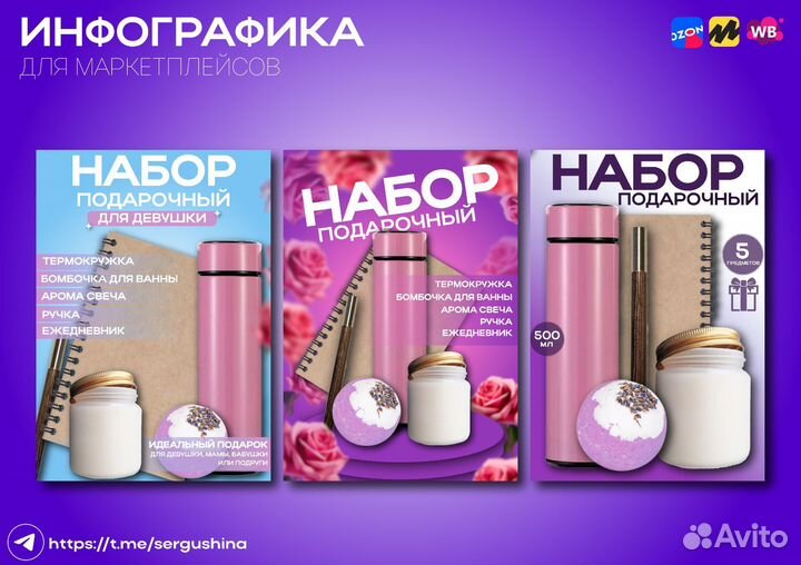 Инфографика для маркетплейсов