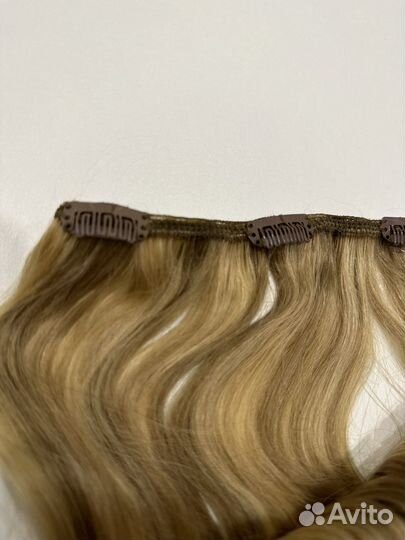 Натуральные волосы на заколках 60 см