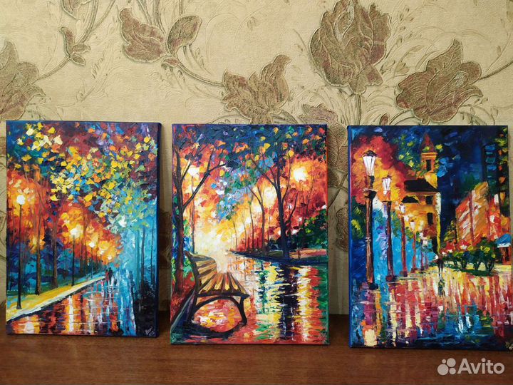 Картина маслом на холсте пейзаж