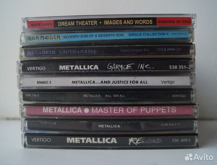 Компакт-диски CD с тяжелой музыкой лицензия обмен