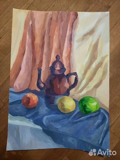 Натюрморт гуашь