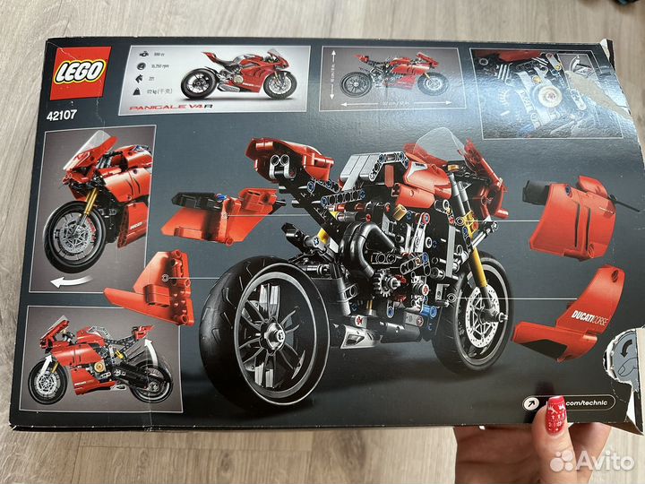 Lego 42107 Оригинал Ducati Panigale V4 R
