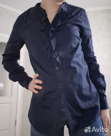 Блузка хлопковая la redoute отличное состояние