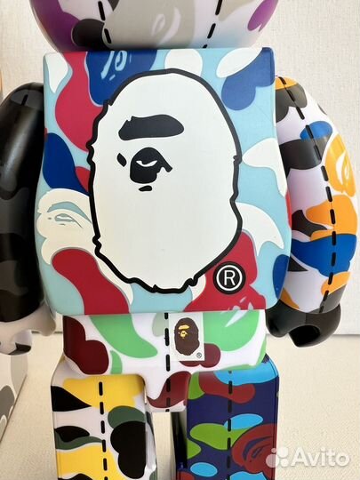 Bearbrick 28 см Bape camo 28th 2# 400% оригинал