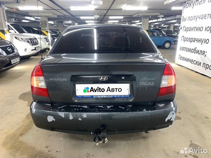 Hyundai Accent 1.5 AT, 2008, 169 609 км