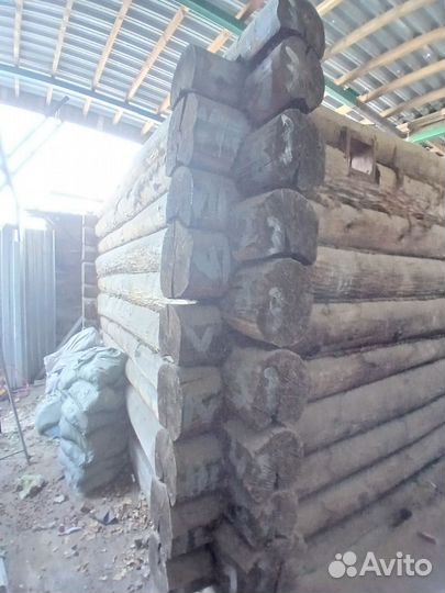 Готовая баня из бревна