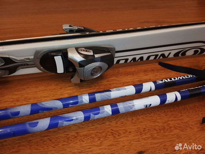 Горные лыжи, ботинки, палки salomon