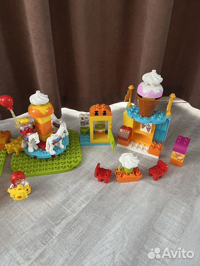 Lego duplo большой парк аттракционов