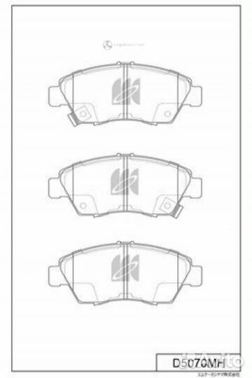 Колодки передние Honda Civic D5070MH