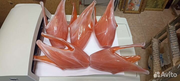 Плафоны на люстру 5 шт