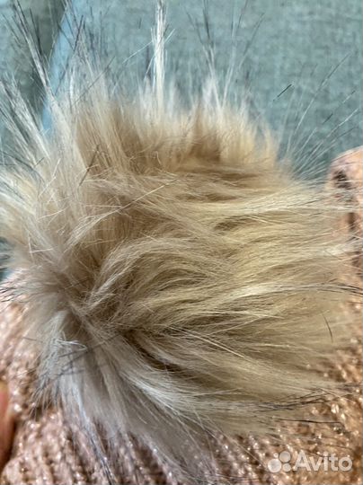 Комплект шапка и шарф для девочки (новый) 54-56