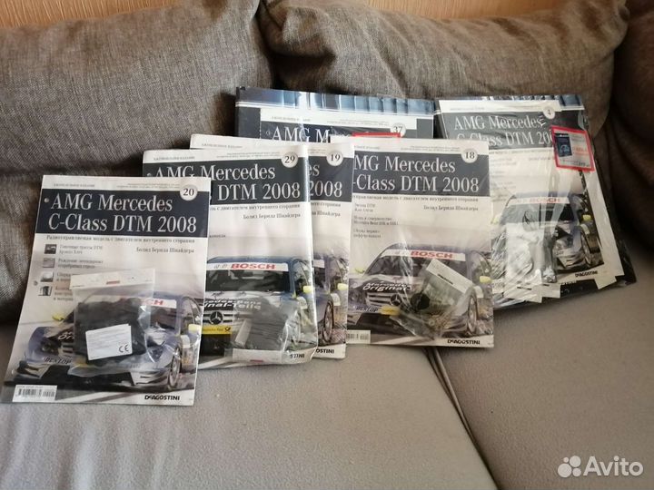 Модель с двс AMG Mercedes Deagostini