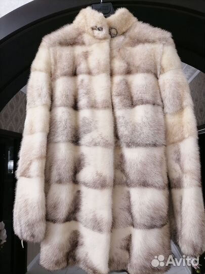 Шуба норковая 46 48 белая