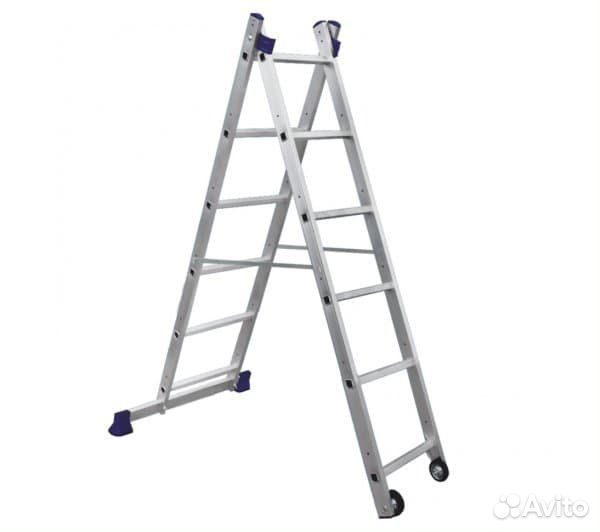 Лестница помост 3 в 1, алюминиевая