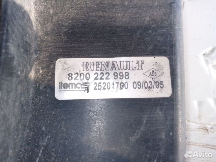 Диффузор в сборе Renault Megane 2 1.6L бензин