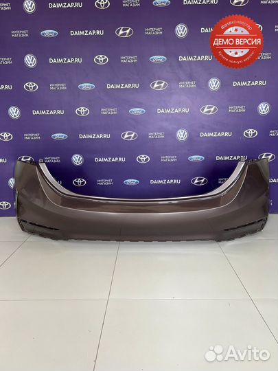 Бампер Задний Hyundai Solaris (2017) /кофейный