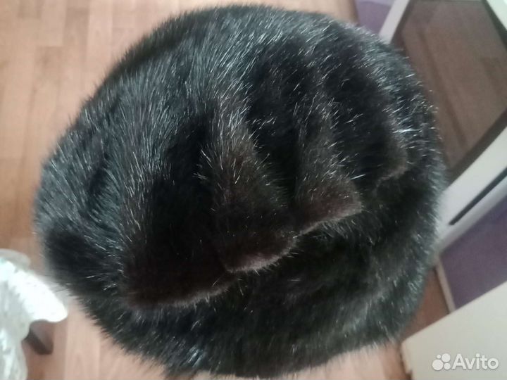 Шапка норковая бу
