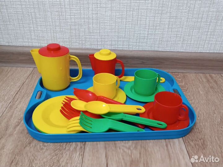 Набор детской игрушечной посуды