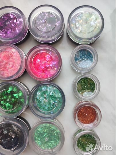 Блёстки для маникюра, творчества