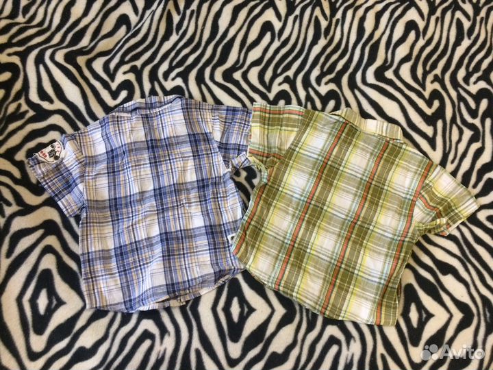 Летние рубашки на мальчика