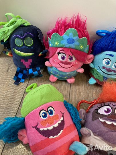 Тролли игрушки мягкие