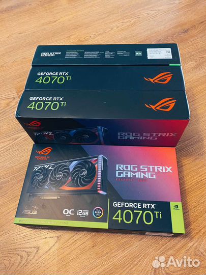 Видеокарта nvidia GeForce RTX 4070 ti 12gb ос rog