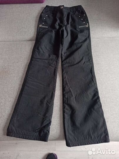 Балоневые брюки женские