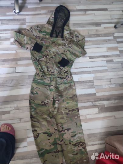 Камуфляжный костюм детский летний