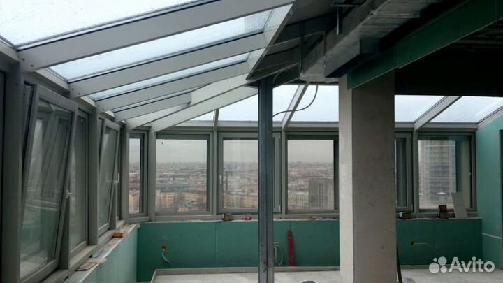 Остекление пластиком веранды террасы