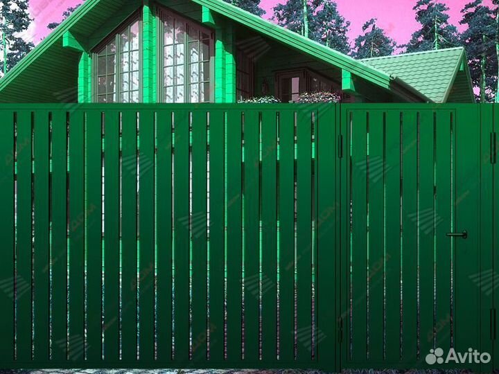 Забор металлический от производителя