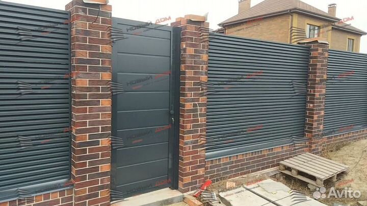 Забор жалюзи еврожалюзи