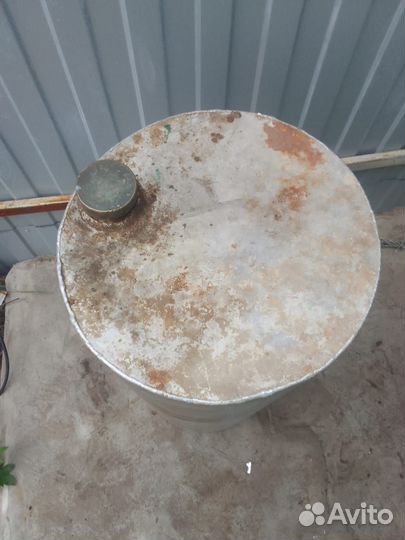 Алюминиевый бак, объем 100 л. Б/у