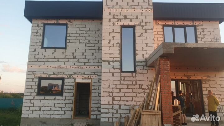 Окна в коттедж / остекление