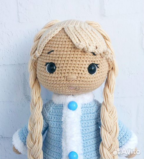 Кукла вязаная ручная работа
