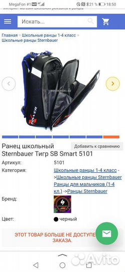 Школьный рюкзак sternbauer