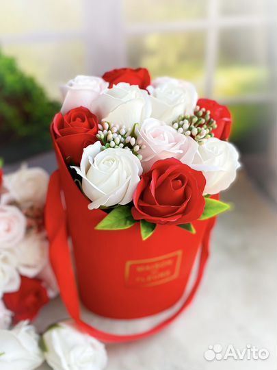 Букет из мыла. Букет из мыльных роз