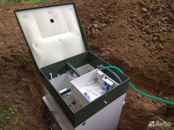Септик эко Малахит 8 канализационный