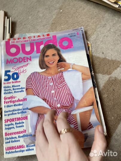 Немецкие журналы Burda 80-х и 90х годов раритет