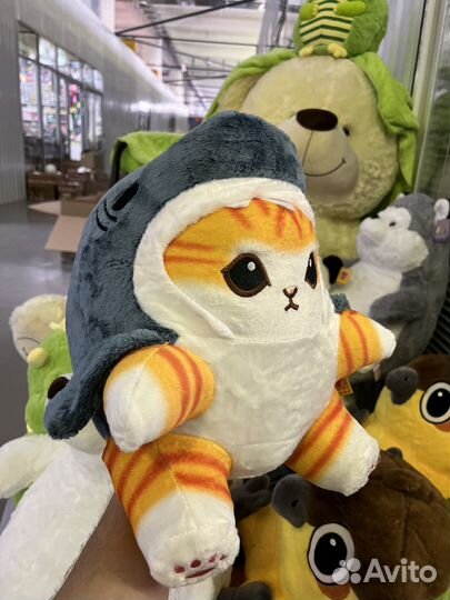 Мягкая игрушка Кот акула антистресс