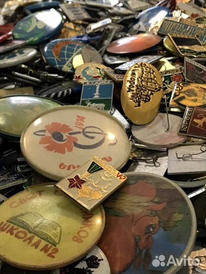 Значки СССР коллекция