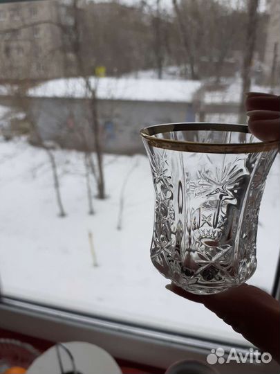 Рюмочки хрусталь богемия