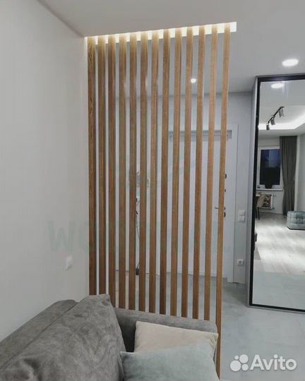 Интеръерные реечные перегородки 13 шт