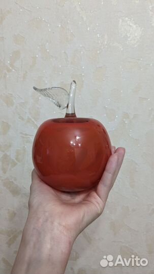 Стеклянное яблоко из Гусь-Хрустального осз