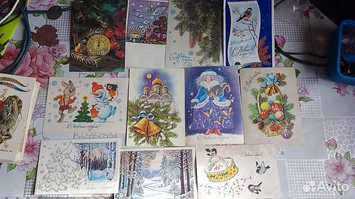 Открытки с новым годом СССР