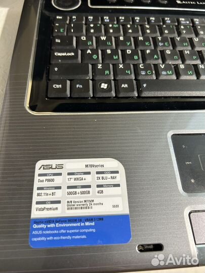 Ноутбук Asus m70v