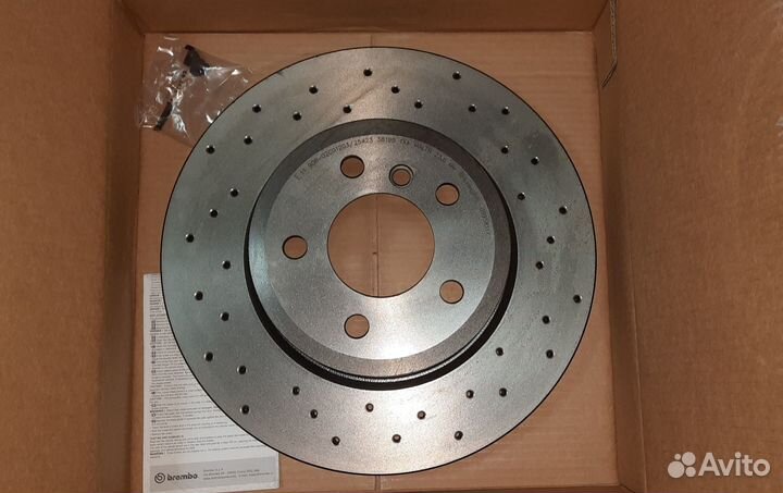 Комплект (2шт.) Передних тормозных дисков BMW e83