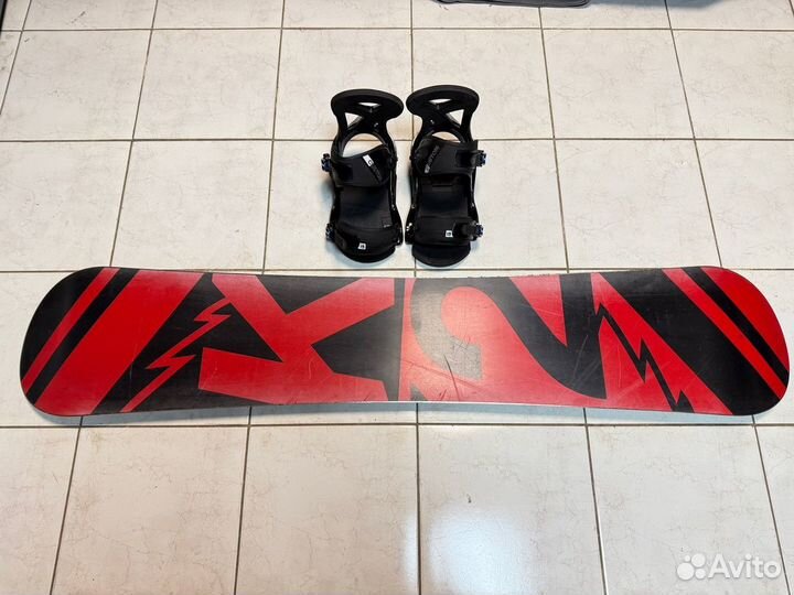 Сноуборд комплект K2 - 163 W + Burton - L