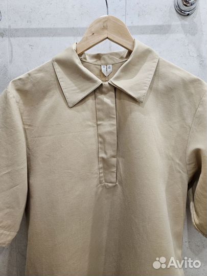 Новое Arket М-L лён/хлопок платье