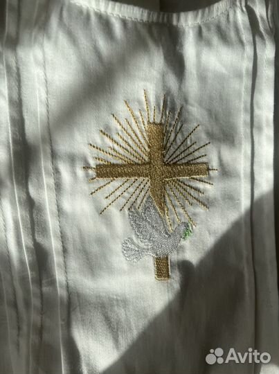 Новая Крестильная рубашка 80